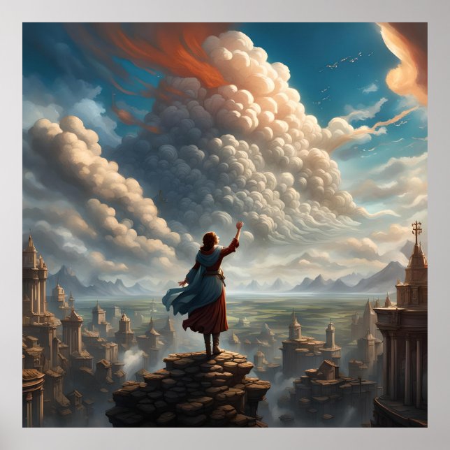 Summering av Himmel Poster (Framsidan)