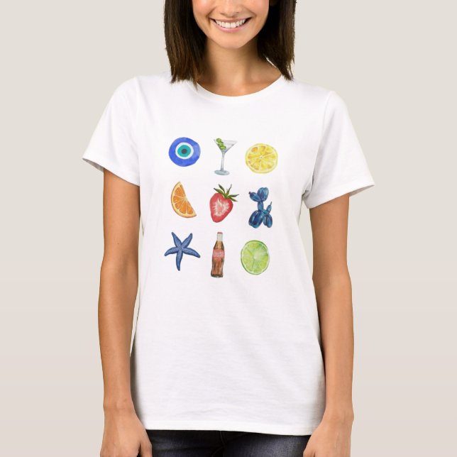 Summeritskjortor T Shirt (Framsida)