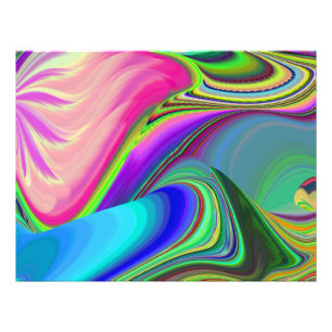 Summerkänsla, Abstrakt 3D Rainbowart Fototryck