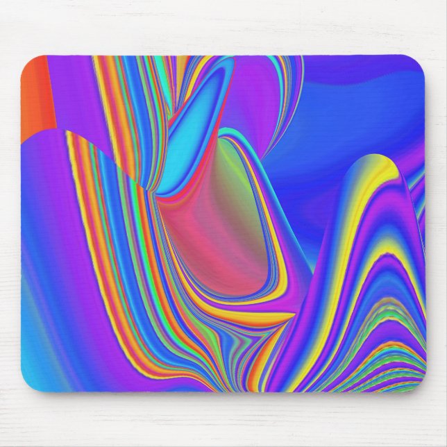 Summerkänsla, Abstrakt 3D Rainbowart Musmatta (Framsidan)