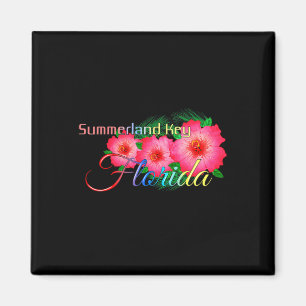 Summerland Nyckel Florida Tropical Flowers Family Magnet