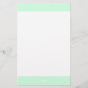 Summermint Pastel Grönt Mint Bröllop Brevpapper