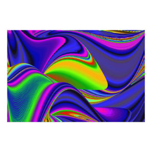Summerrainbow, Abstrakt 3D Rainbowart Fototryck