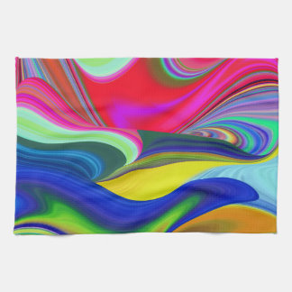 Summerrainbow, Abstrakt 3D Rainbowart Kökshandduk