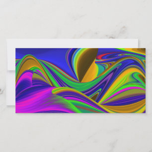 Summerrainbow, Abstrakt 3D Rainbowart Kort