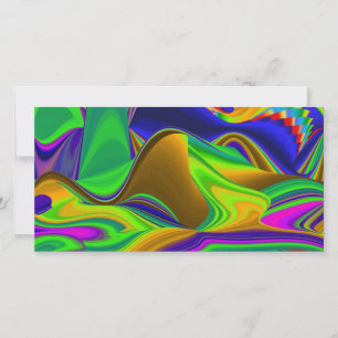 Summerrainbow, Abstrakt 3D Rainbowart Kort