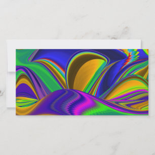 Summerrainbow, Abstrakt 3D Rainbowart Kort