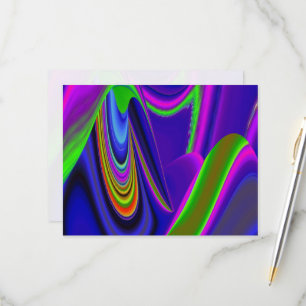 Summerrainbow, Abstrakt 3D Rainbowart OSA Kort