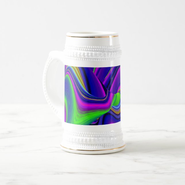 Summerrainbow, Abstrakt 3D Rainbowart Sejdel (Framsida vänster)