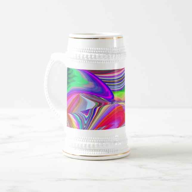 Summerrainbow, Abstrakt 3D Rainbowart Sejdel (Framsida vänster)