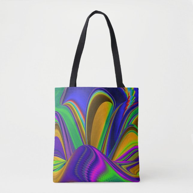 Summerrainbow, Abstrakt 3D Rainbowart Tygkasse (Framsida)