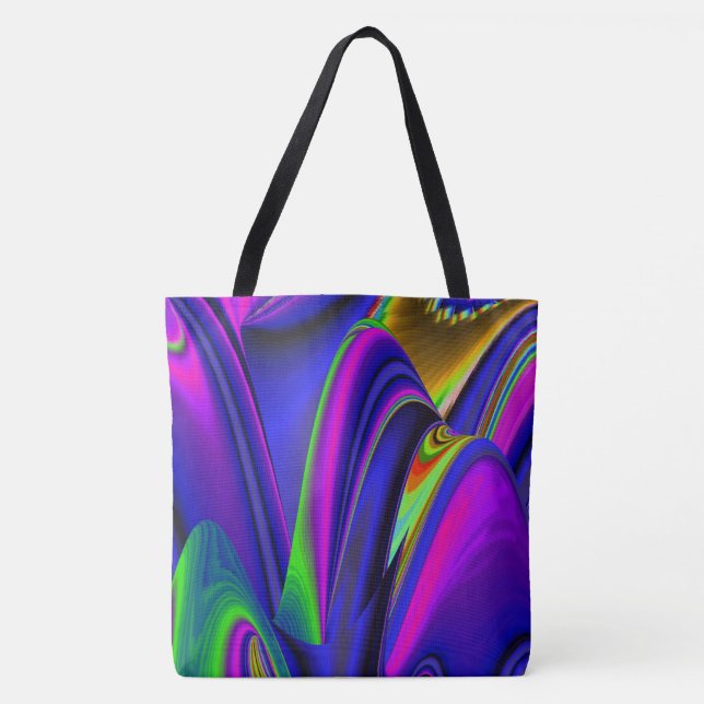 Summerrainbow, Abstrakt 3D Rainbowart Tygkasse (Framsida)