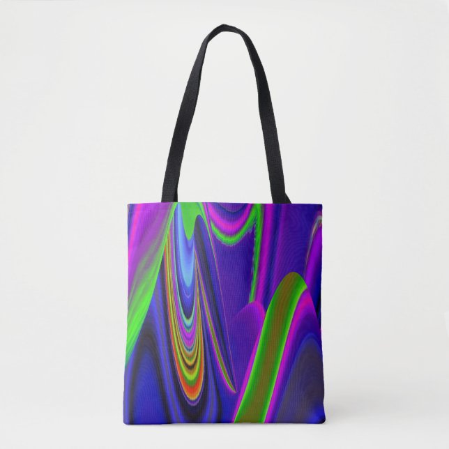 Summerrainbow, Abstrakt 3D Rainbowart Tygkasse (Framsida)