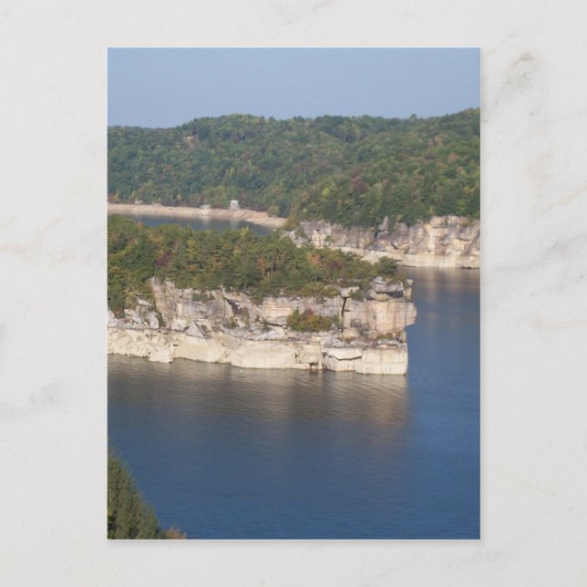 Summersville sjö WV Vykort (Framsida)