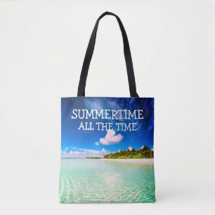 Summertime All time Quote with White Text Tygkasse