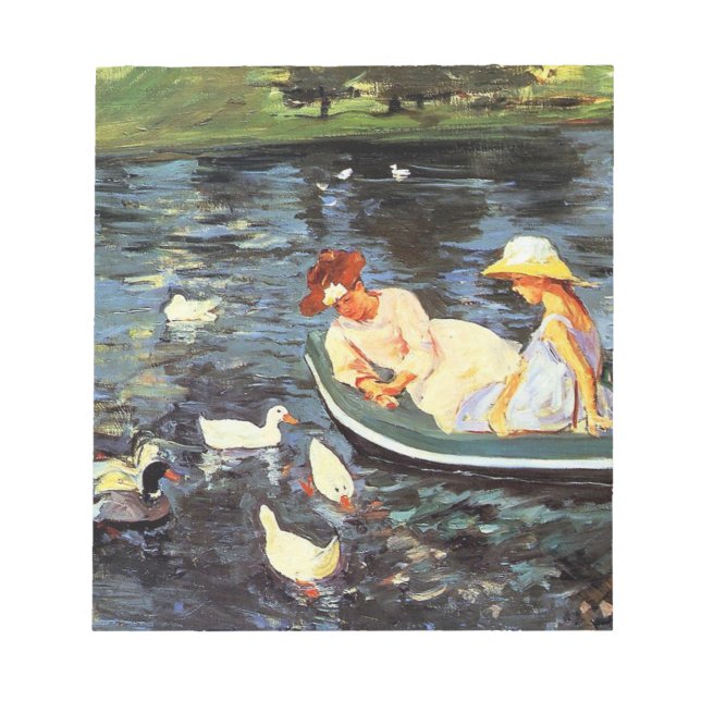 Summertime (av Mary Cassatt) Anteckningsblock (Framsida)