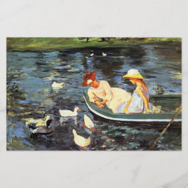 Summertime (av Mary Cassatt) Brevpapper