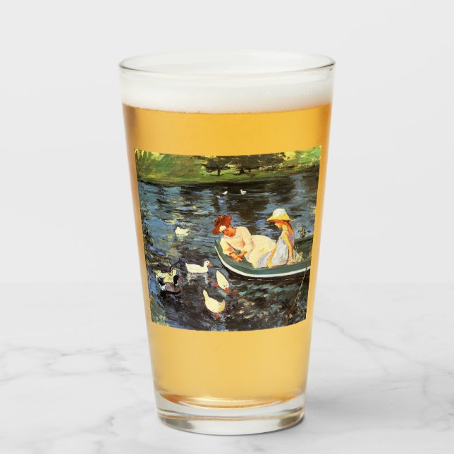 Summertime (av Mary Cassatt) Glaskopp (Framsida fylld)