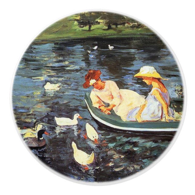 Summertime (av Mary Cassatt) Knopp (Framsidan)