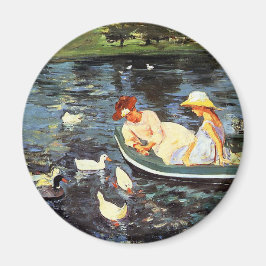 Summertime (av Mary Cassatt) Magnet