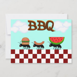 Summertime BBQ Picnic- och Cookout-inbjudan Inbjudningar