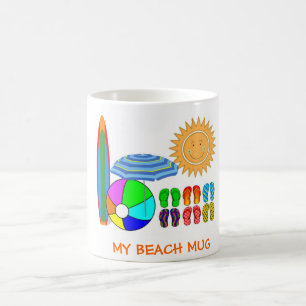 Summertime Beach Party Kaffemugg