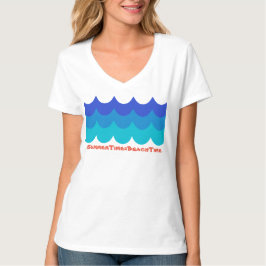 SummerTime = BeachTime-Roligt Tee Shirt