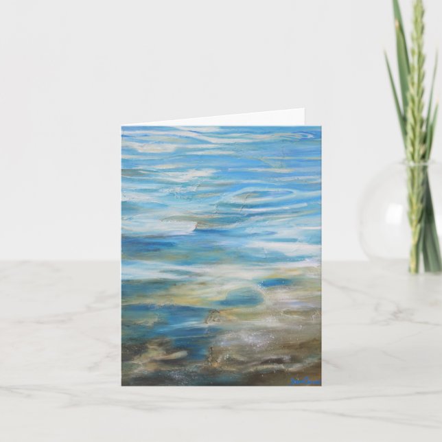 "Summertime Blues" - NoteCard Kort (Framsida)
