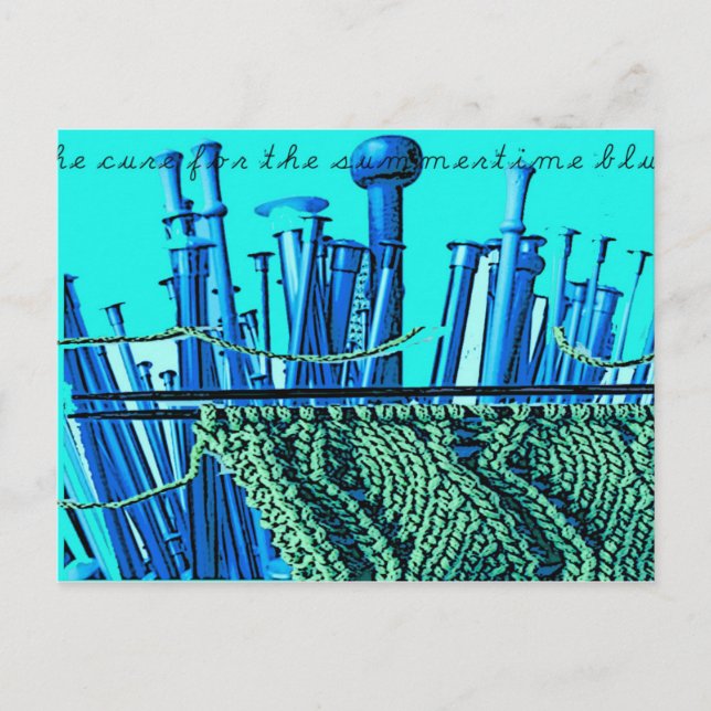 Summertime Blues Vykort (Framsida)