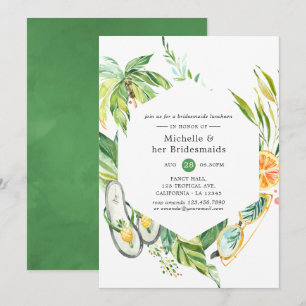 Summertime Bridesmaids Luncheon Inbjudningar