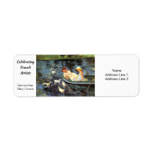 Summertime by Mary Cassatt Return Address Label