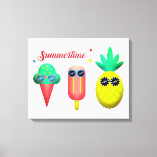 Summertime canvastryck