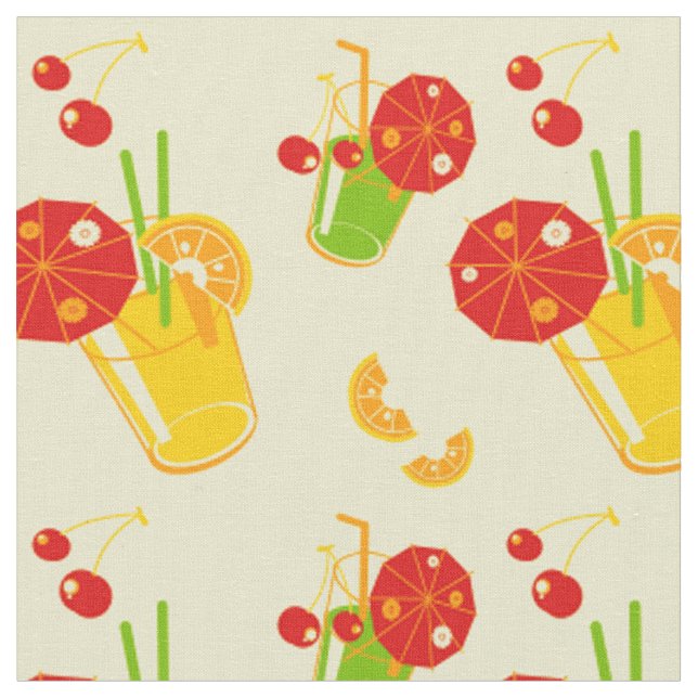 Summertime cocktailciton cherry tyg (Närbild)