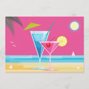 Summertime Couples Shower-inbjudan Inbjudningar