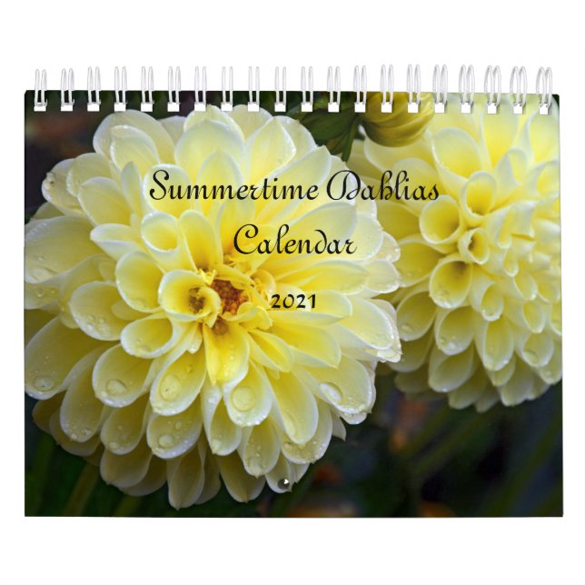 Summertime Dahlias Calendar Kalender (Omslag)