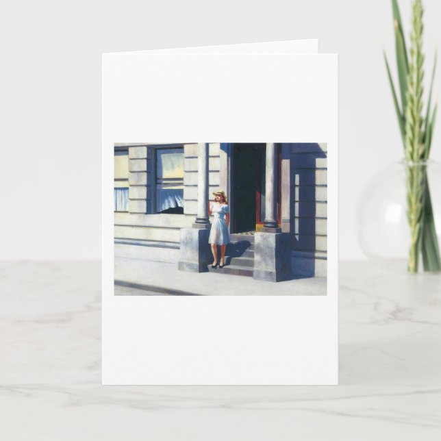 Summertime - Edward Hopper Kort (Framsida)