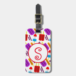 Summertime Frozen Juice Pub Monogram Bagagebricka