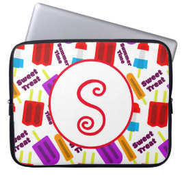 Summertime Frozen Juice Pub Monogram Laptop Fodral