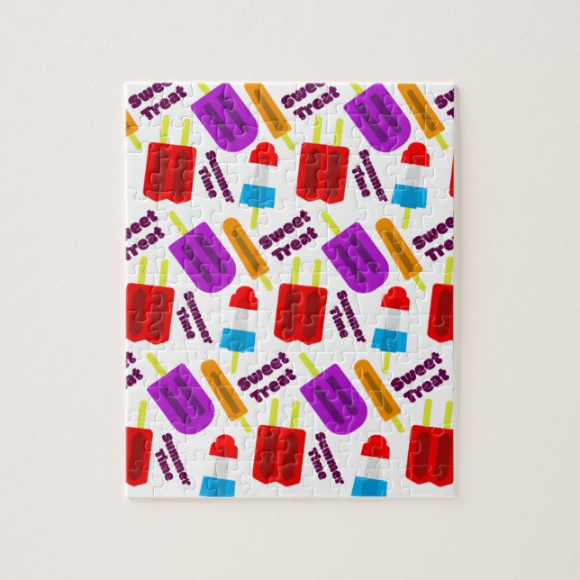 Summertime Frozen Juice Pub Monogram Pussel (Vertikal)