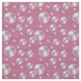 Summertime Happity Blowing Bubbles Fabric Tyg