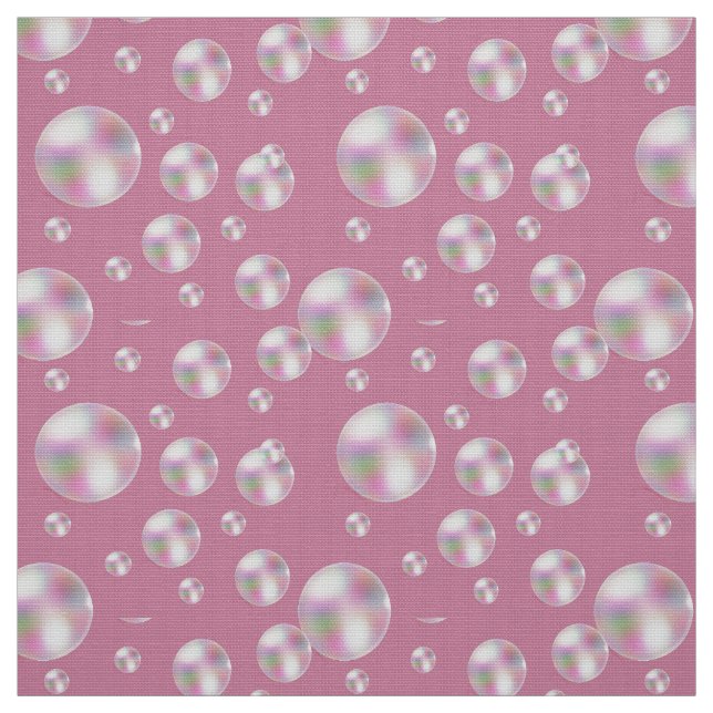 Summertime Happity Blowing Bubbles Fabric Tyg (Provkarta)