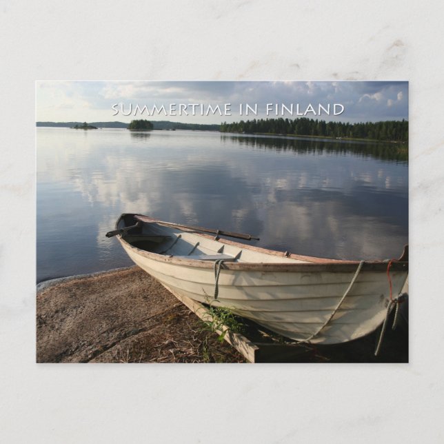 Summertime i Finland Vykort (Framsida)