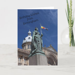 Summertime in Birmingham Birthday Card Kort