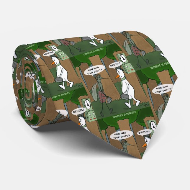 Summertime in Minnesota Necktie Slips (Rullad)