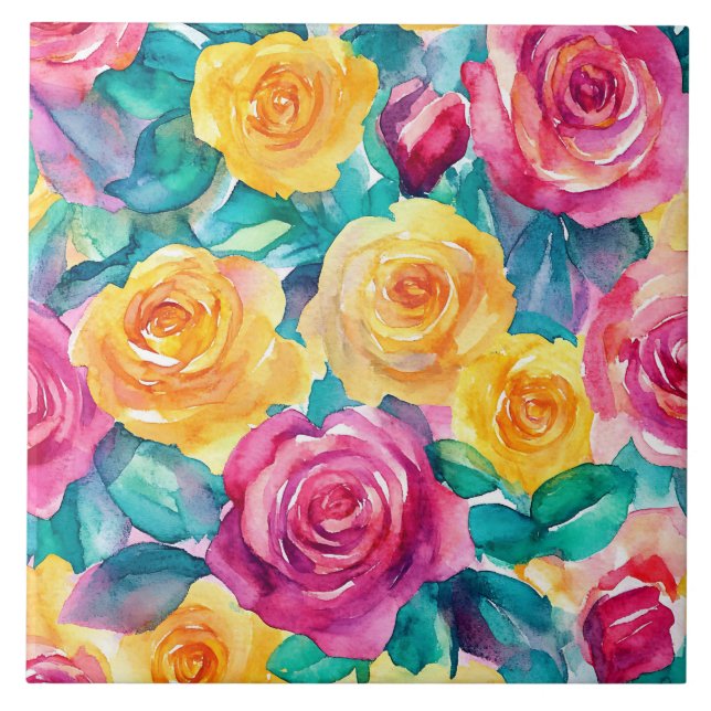 Summertime  kakelplatta (Framsidan)