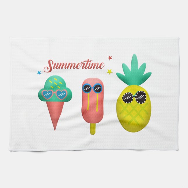 Summertime Kitchen Towels Kökshandduk (Horisontell)