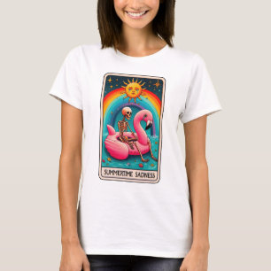 Summertime Ledsen Skeleton Tarot T Shirt