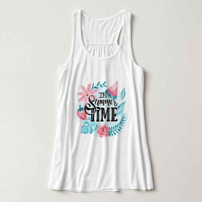 Summertime Linne Med Racerback (Design framsida)