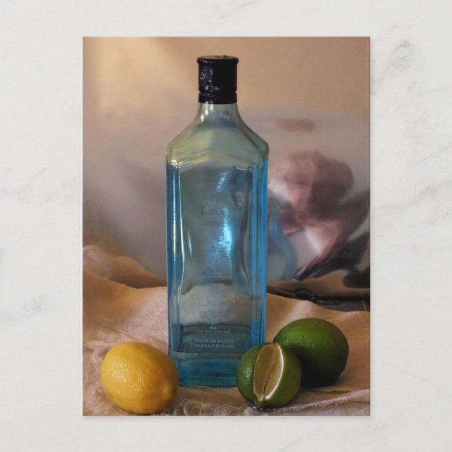 "Summertime": Livet med Flaska och Citrus Vykort (Framsida)