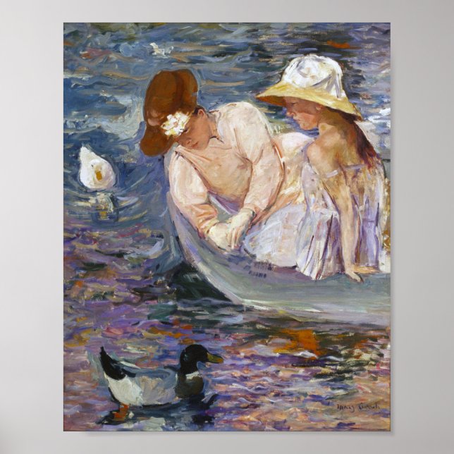 Summertime, Mary Cassatt Poster (Framsidan)